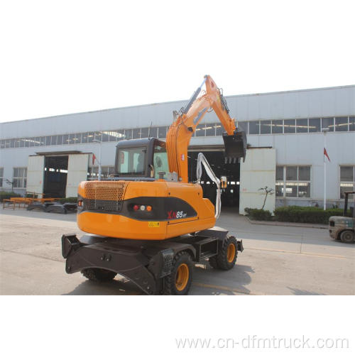 8 tons wheel excavator with 0.3CBM bucket